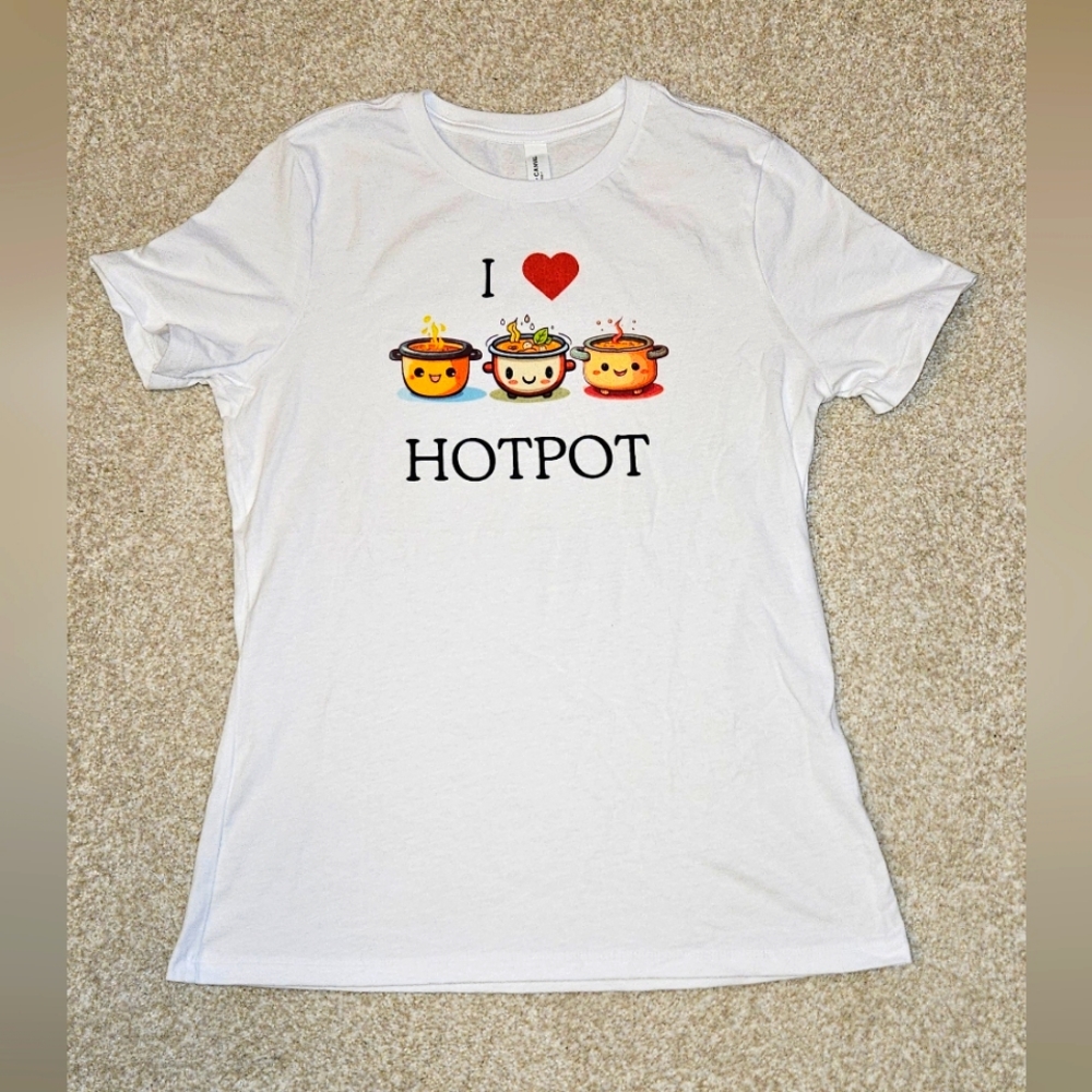 I Love Hotpot T shirt